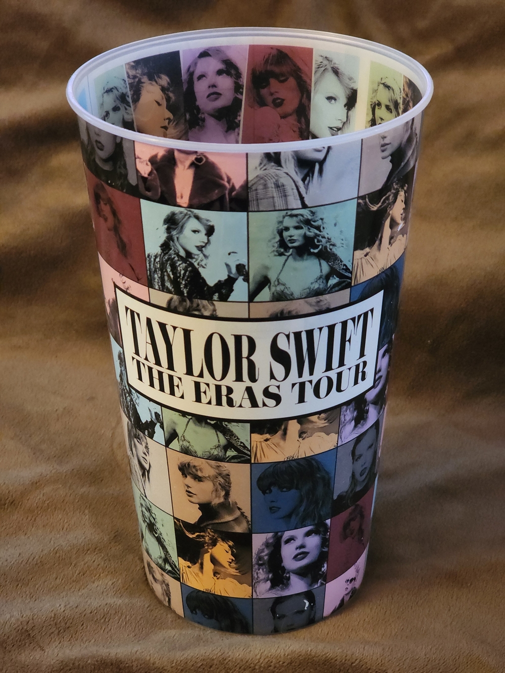 Taylor Swift Pastel Multi-Color "The Eras Tour" Large Plastic Drink Cup